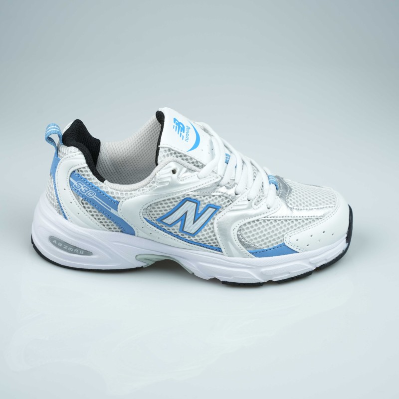 shoes  white blue new balance 530