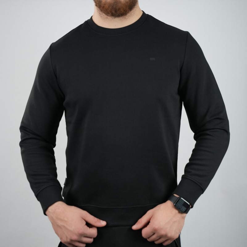 t-shirt  black di rossi cotton