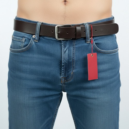 belt brown alpe real leather