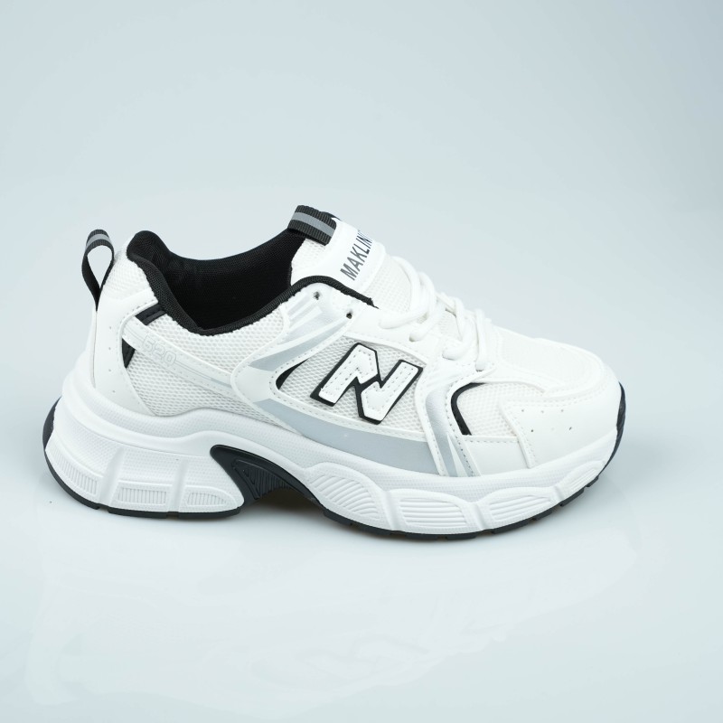shoes  white black nb 520 huge heel