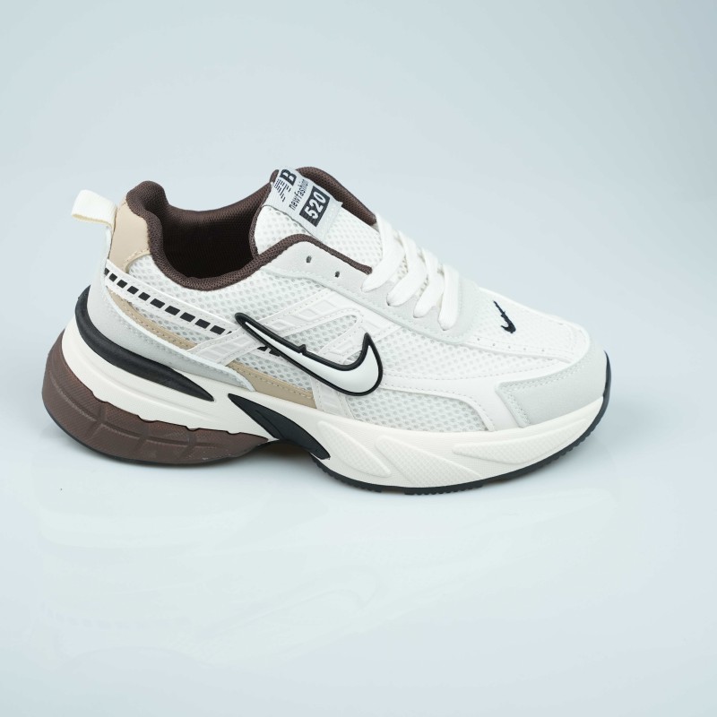 shoes white brown 520 nike
