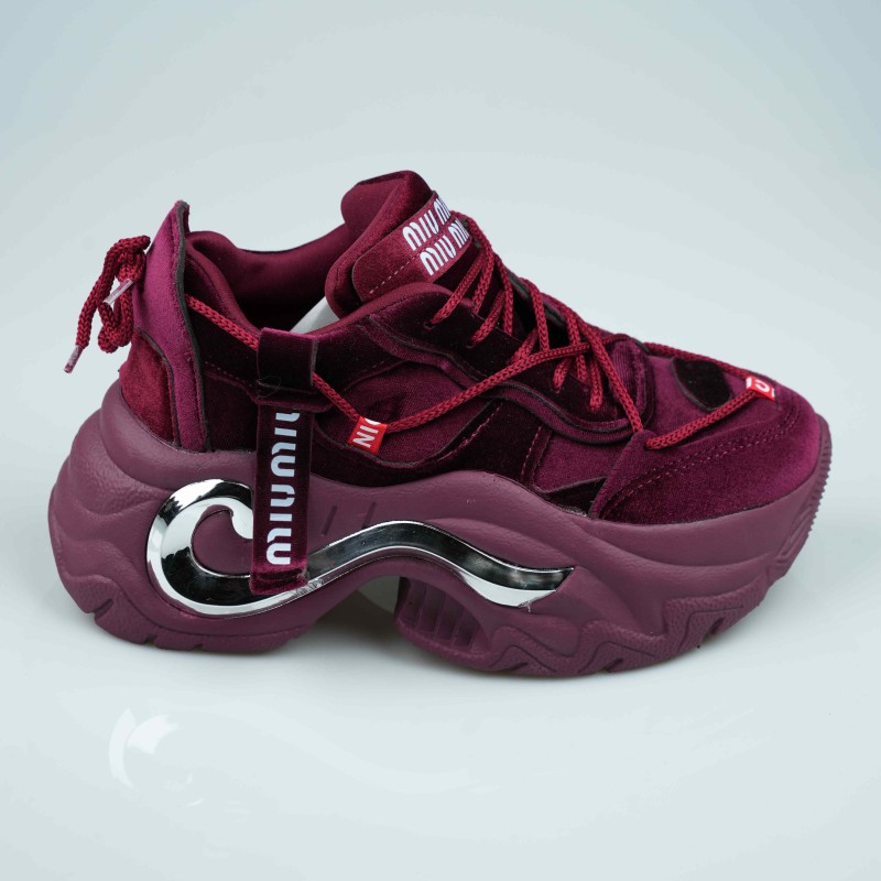 shoes  bordeau chemoi miu miu high sol