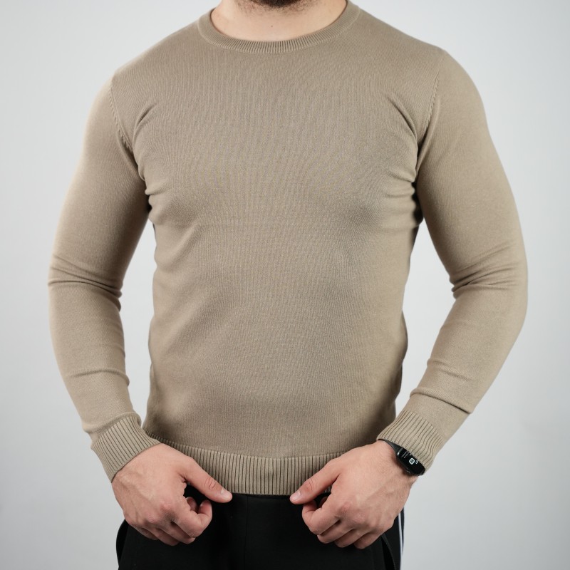 t-shirt  greige di rossi soft wool