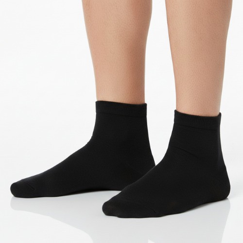 socks black low dundar bambuu