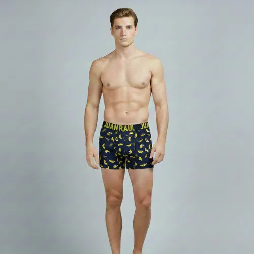 boxer navy yellow banana  juan raul