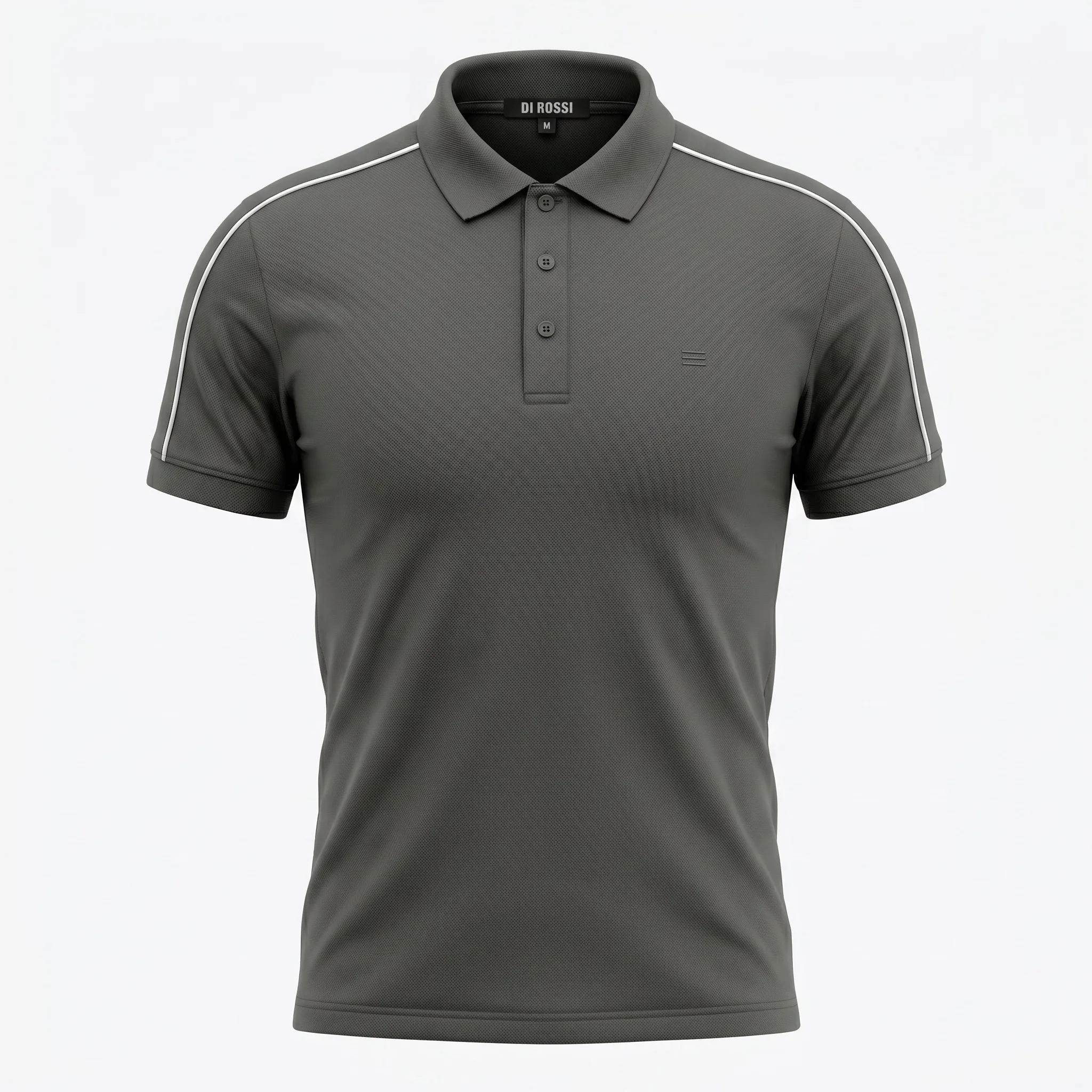 Charcoal Grey Polo Di Rossi