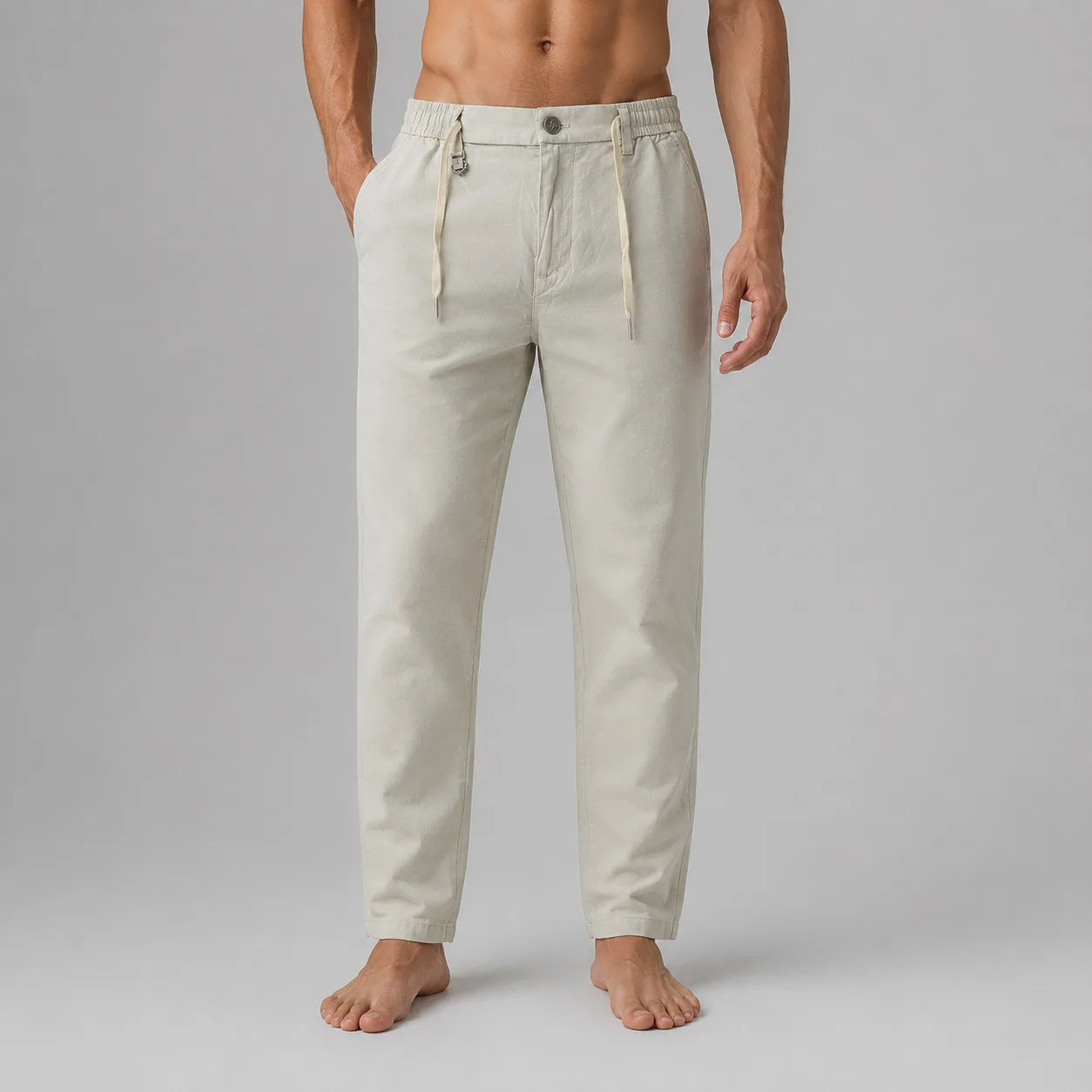 Loro Piana Linen Beige Pants