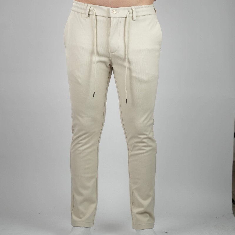 pant light beige cotton broadcloth I see dnm