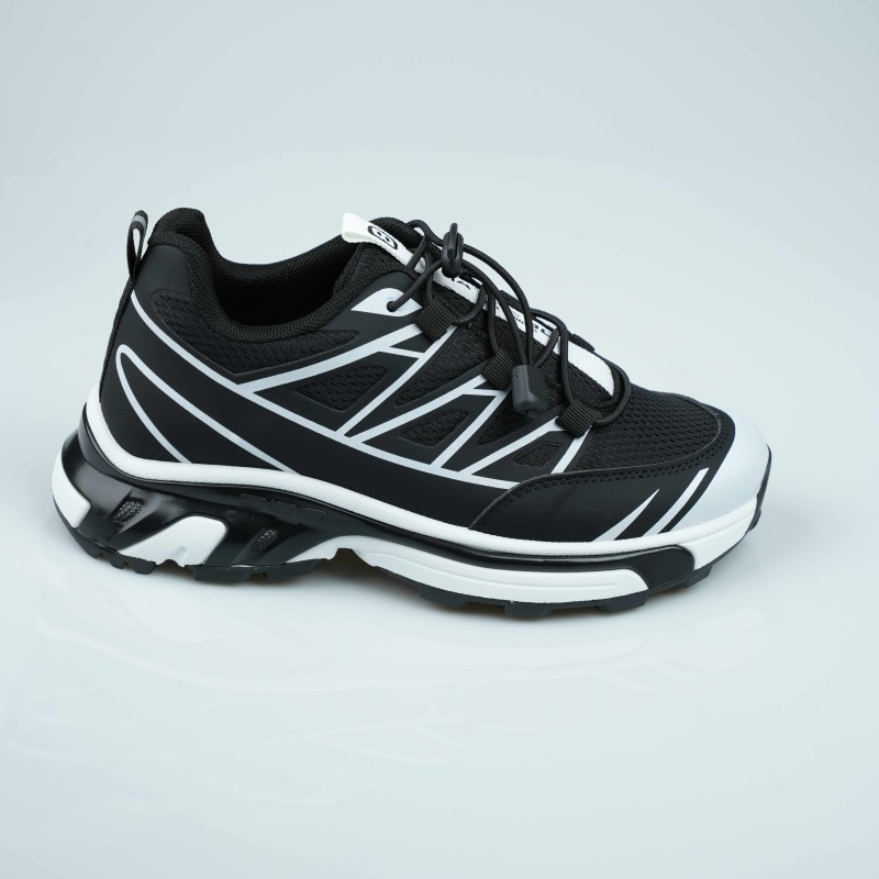 shoes black white cover bar