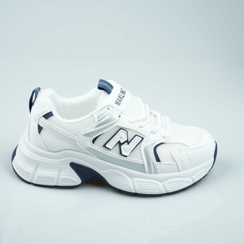 shoes  white blue nb 520 huge heel