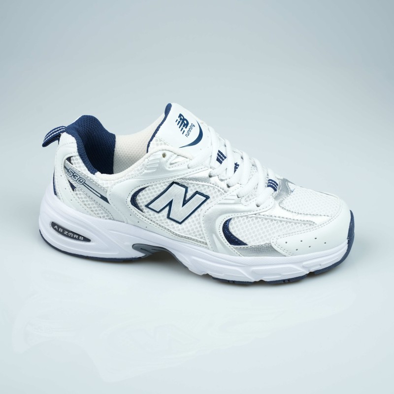 shoes white navy new balance 530