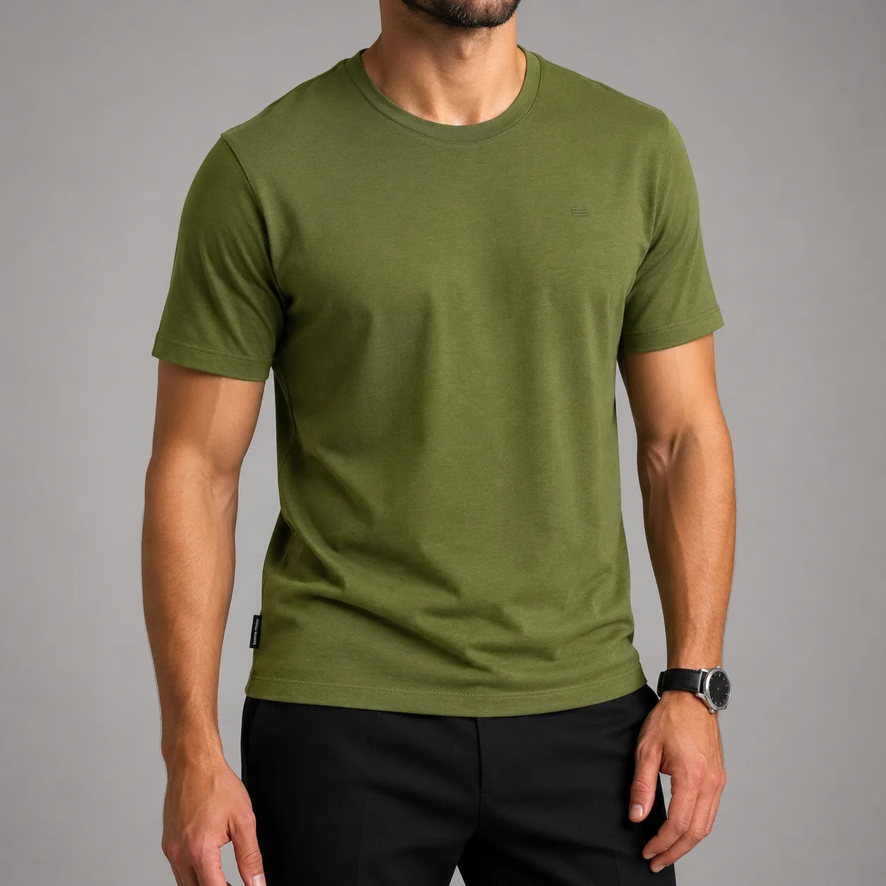 Dark Olive Di Rossi T-Shirt