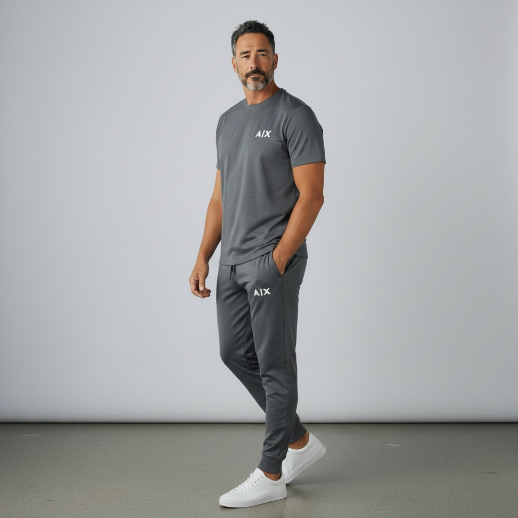 Armani exchange set grey