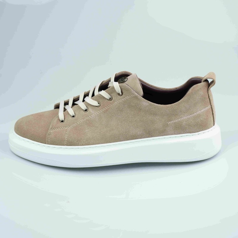 tripy beige chemoi white  pure leather big size