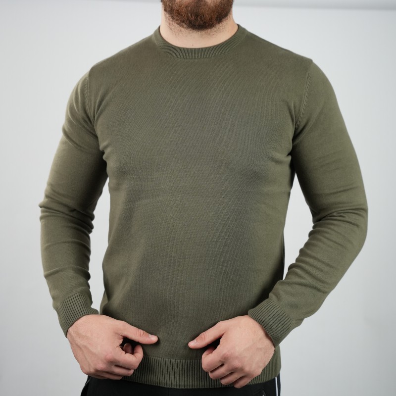 t-shirt   green  di rossi soft wool