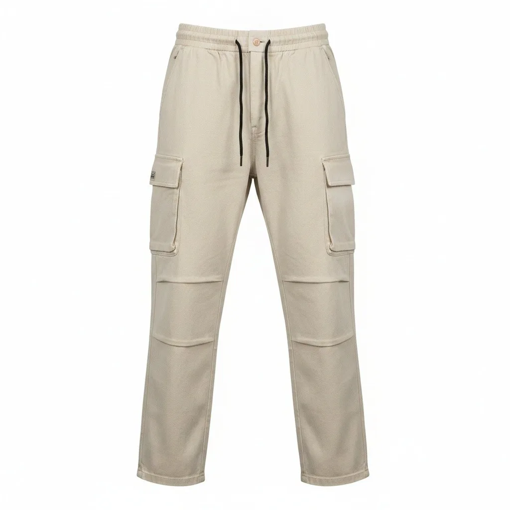 Beige Cargo Pants