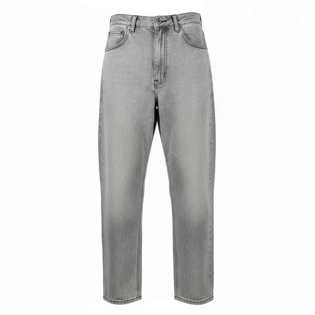 MUCH MORE Light Grey Baggy Jeans