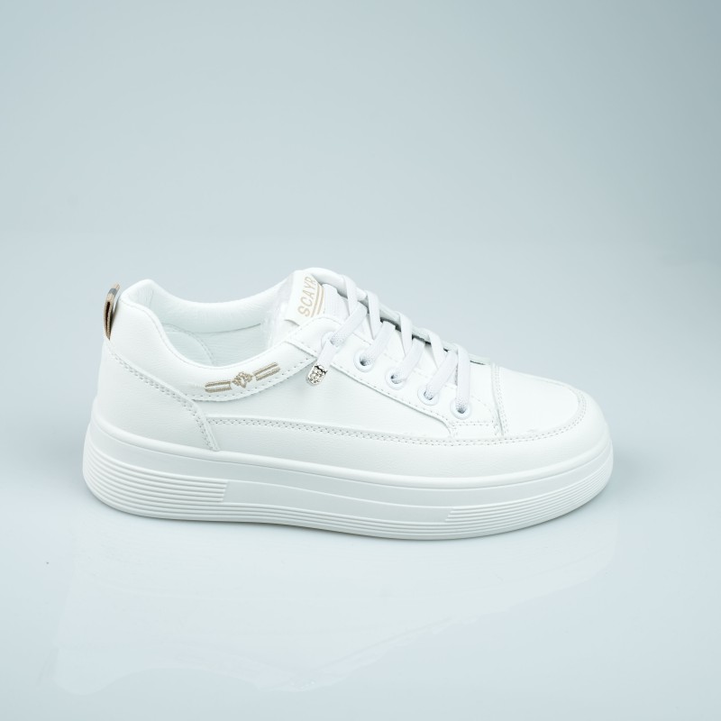 shoes white beige low sol leather