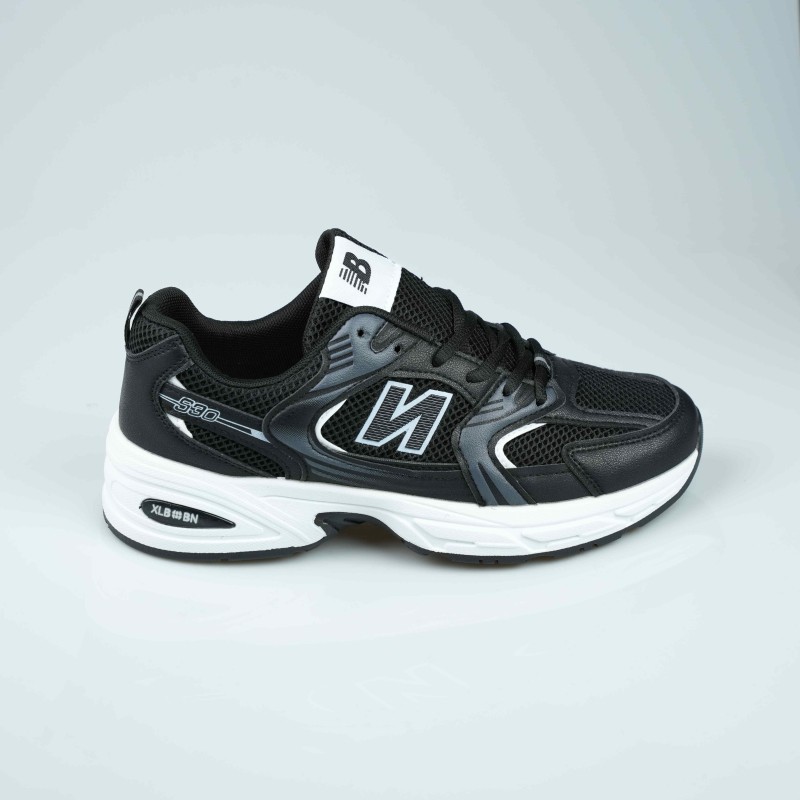 new balance 530 black white