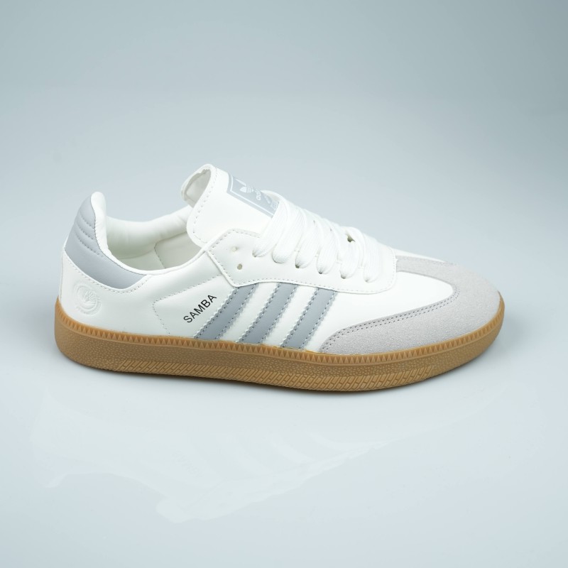 adidas samba white light blue