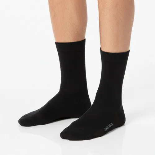 socks black juan raul long bambuu