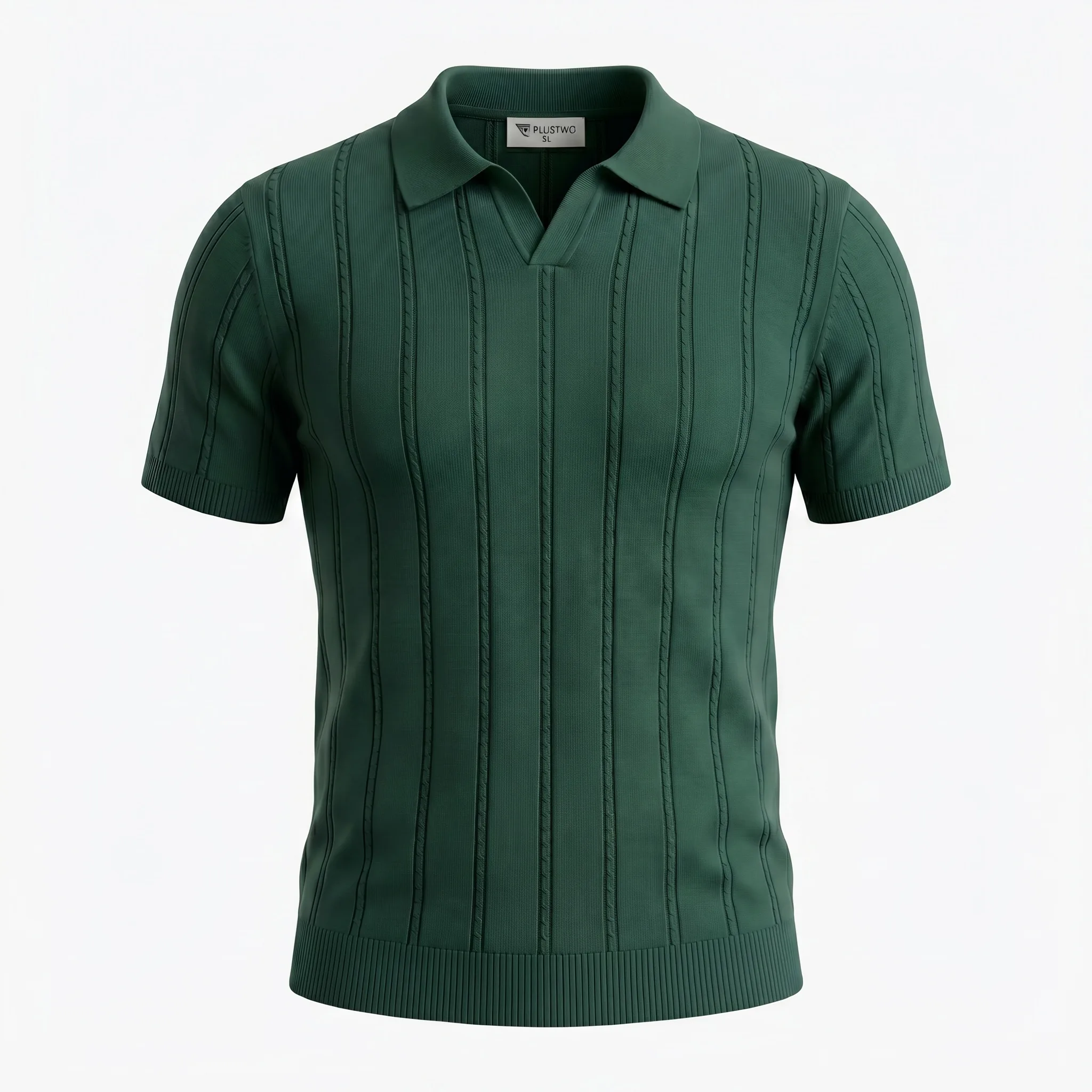 Green Knit Polo