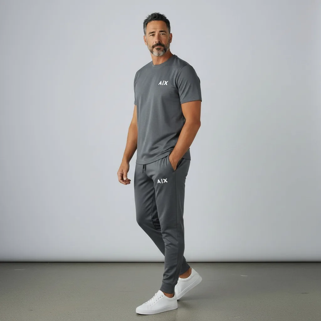 Armani exchange set grey