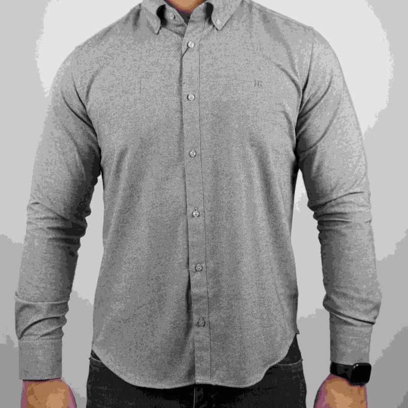 shirt green cotton di rossi