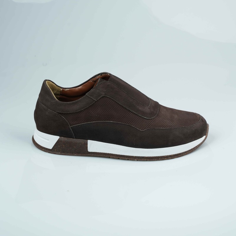 jammal brown drowing pure leather