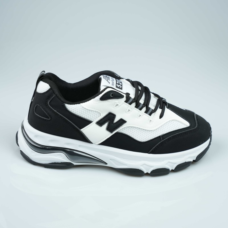 shoes  black white nb 520