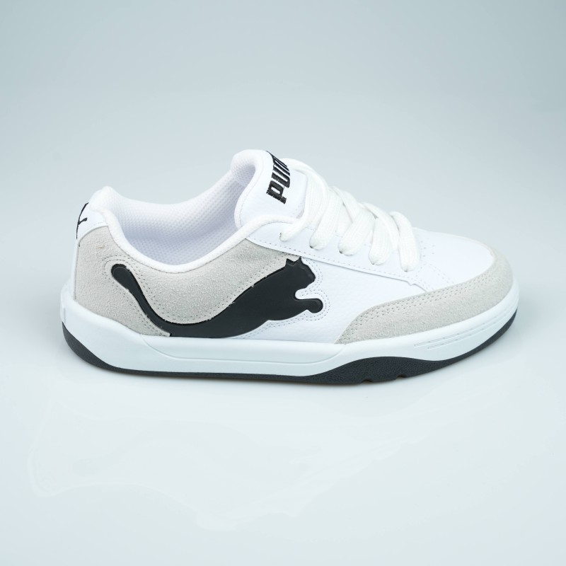 shoes  white white black puma