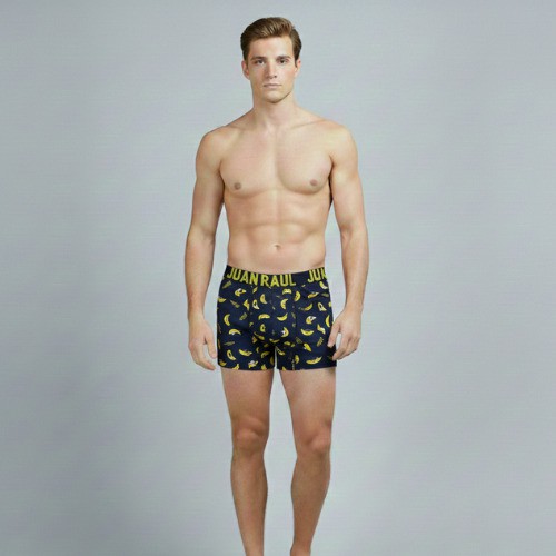 boxer navy yellow banana  juan raul