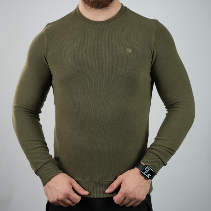 t-shirt green masimo dutti soft wool
