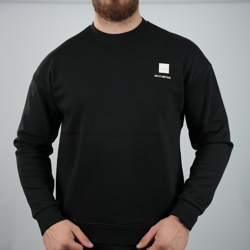 t-shirt black oversize woolen towel inside