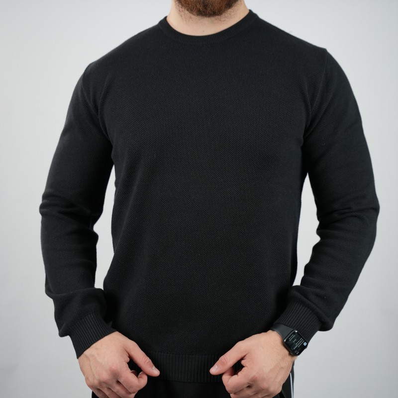 t-shirt  black. di rossi cotton
