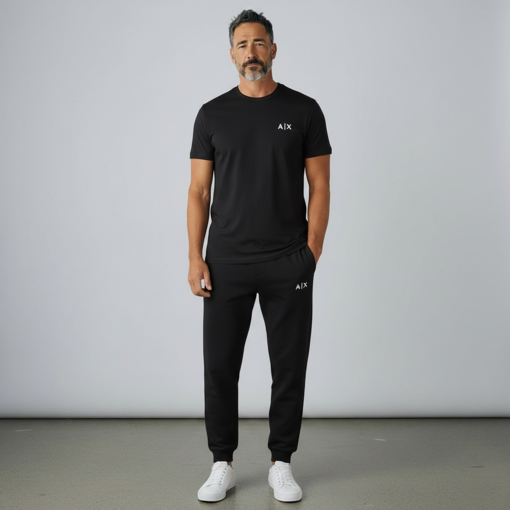 Armani exchange set black