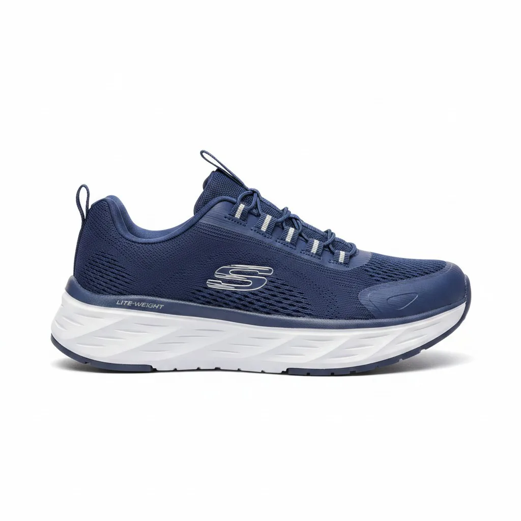 Navy Blue Skechers Lite-Weight