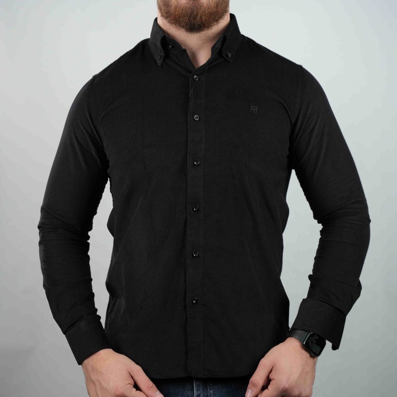shirt black di rossi thick cotton towel