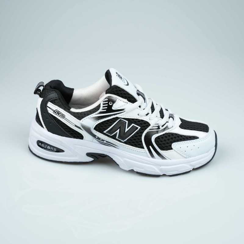 shoes  white black new balance 530