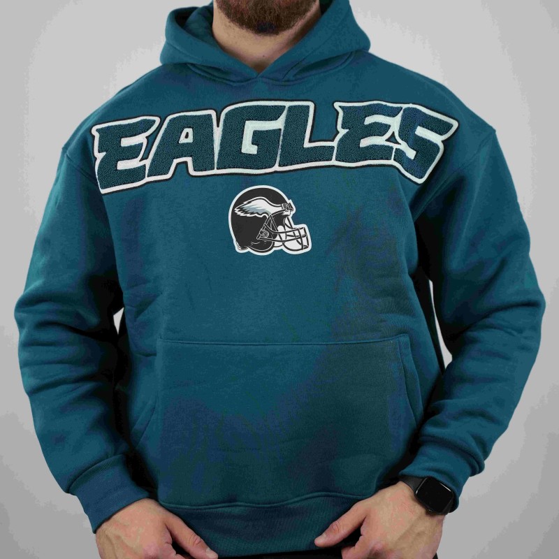 hoodie indigo  eagles jacey woolen inside